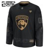 Florida Panthers Hockeydrakt Custom Fanatics Military Appreciation Practice 2024-25 Svart - Barn